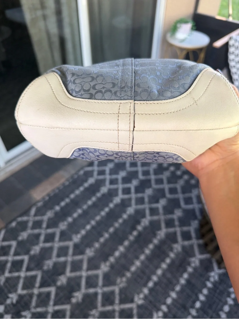 Y2K Coach Baby Blue Mini SoHo